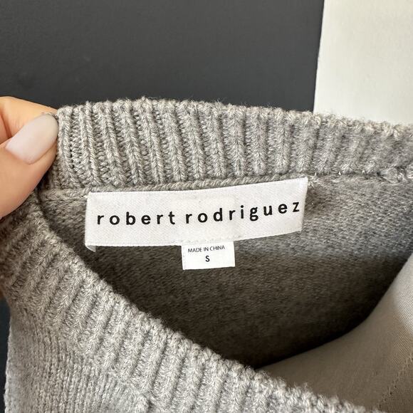 ROBERT RODRIGUEZ Lightning Bolt Wool & Cashmere Sweater - Picture 8 of 9